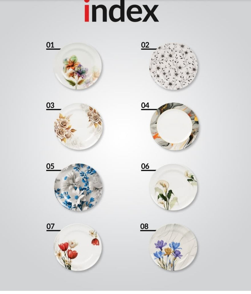 Premium 72 Pcs Dinner Set – Stylish Double Glaze | Durable, Microwave Safe & High Quality Crockery – by Mehar Clicks