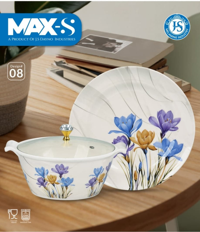 Premium 72 Pcs Dinner Set – Stylish Double Glaze | Durable, Microwave Safe & High Quality Crockery – by Mehar Clicks