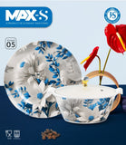 Premium 72 Pcs Dinner Set – Stylish Double Glaze | Durable, Microwave Safe & High Quality Crockery – by Mehar Clicks