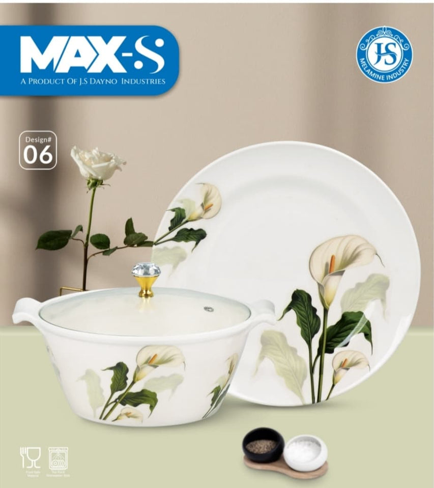 Premium 72 Pcs Dinner Set – Stylish Double Glaze | Durable, Microwave Safe & High Quality Crockery – by Mehar Clicks