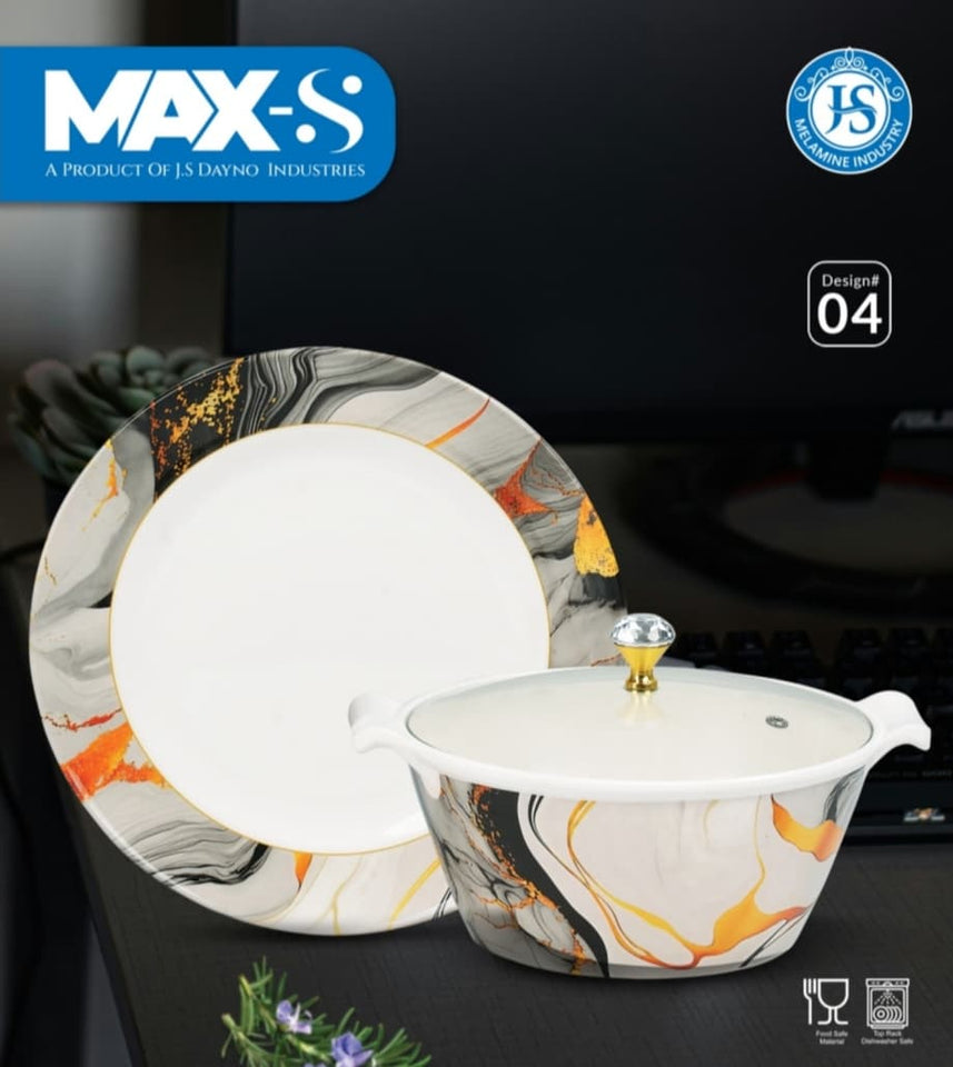 Premium 72 Pcs Dinner Set – Stylish Double Glaze | Durable, Microwave Safe & High Quality Crockery – by Mehar Clicks