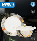 Premium 72 Pcs Dinner Set – Stylish Double Glaze | Durable, Microwave Safe & High Quality Crockery – by Mehar Clicks